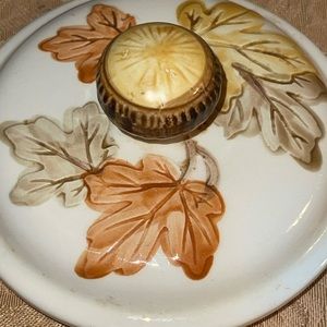 Franciscanware oven bake made in USA sugar bowl w lid